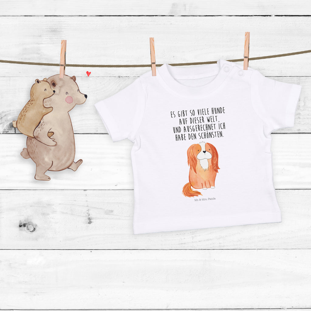 Organic Baby Shirt Hund Cavalier King Charles Spaniel Baby T-Shirt, Jungen Baby T-Shirt, Mädchen Baby T-Shirt, Shirt, Hund, Hundemotiv, Haustier, Hunderasse, Tierliebhaber, Hundebesitzer, Sprüche, Cavalier King Charles Spaniel, Cockerspaniel, Spaniel, Spruch, schönster Hund