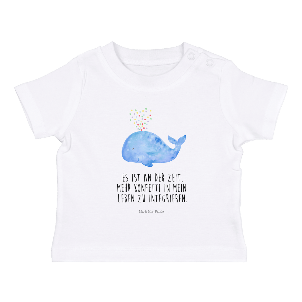 Organic Baby Shirt Wal Konfetti Baby T-Shirt, Jungen Baby T-Shirt, Mädchen Baby T-Shirt, Shirt, Meerestiere, Meer, Urlaub, Wal, Konfetti, Wale, Motivation, Neuanfang, Trennung, Diät, Abnehmen, Neustart, Lebensabschnitt, Geburtstag