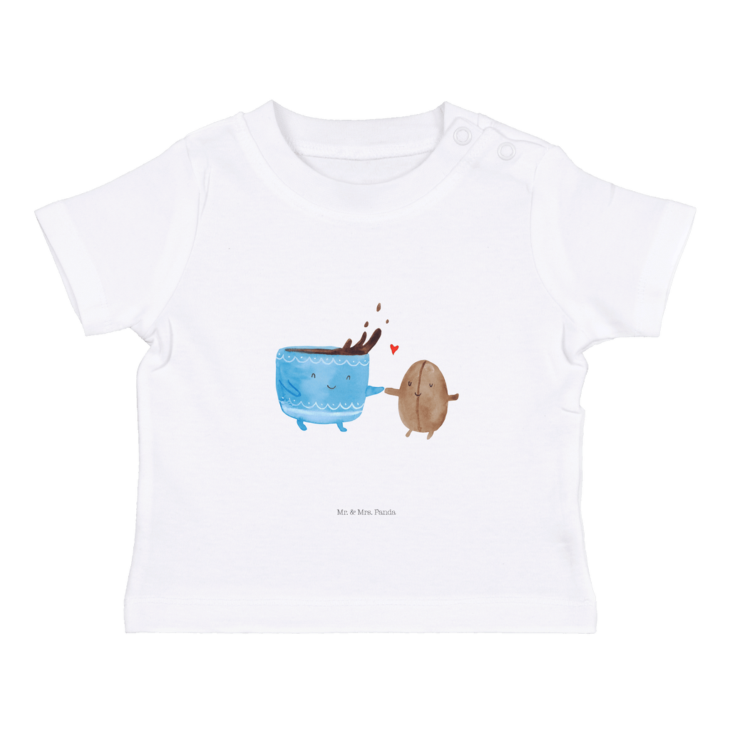 Organic Baby Shirt Kaffee Bohne Baby T-Shirt, Jungen Baby T-Shirt, Mädchen Baby T-Shirt, Shirt, Tiermotive, Gute Laune, lustige Sprüche, Tiere, Kaffee, Kaffeebohne, Genuss, Zufriedenheit, Glück