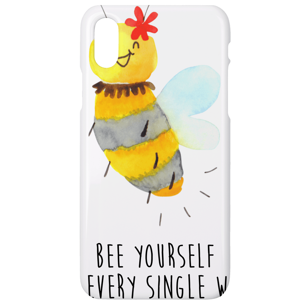 Handyhülle Biene Blume Iphone XR Handyhülle, Iphone XR, Handyhülle, Premium Kunststoff, Biene, Wespe, Hummel