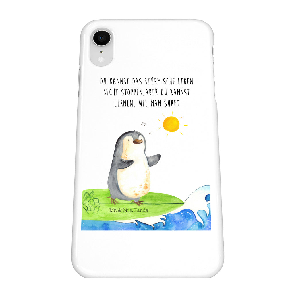 Handyhülle Pinguin Surfer Handyhülle, Handycover, Cover, Handy, Hülle, Iphone 10, Iphone X, Pinguin, Pinguine, surfen, Surfer, Hawaii, Urlaub, Wellen, Wellen reiten, Portugal
