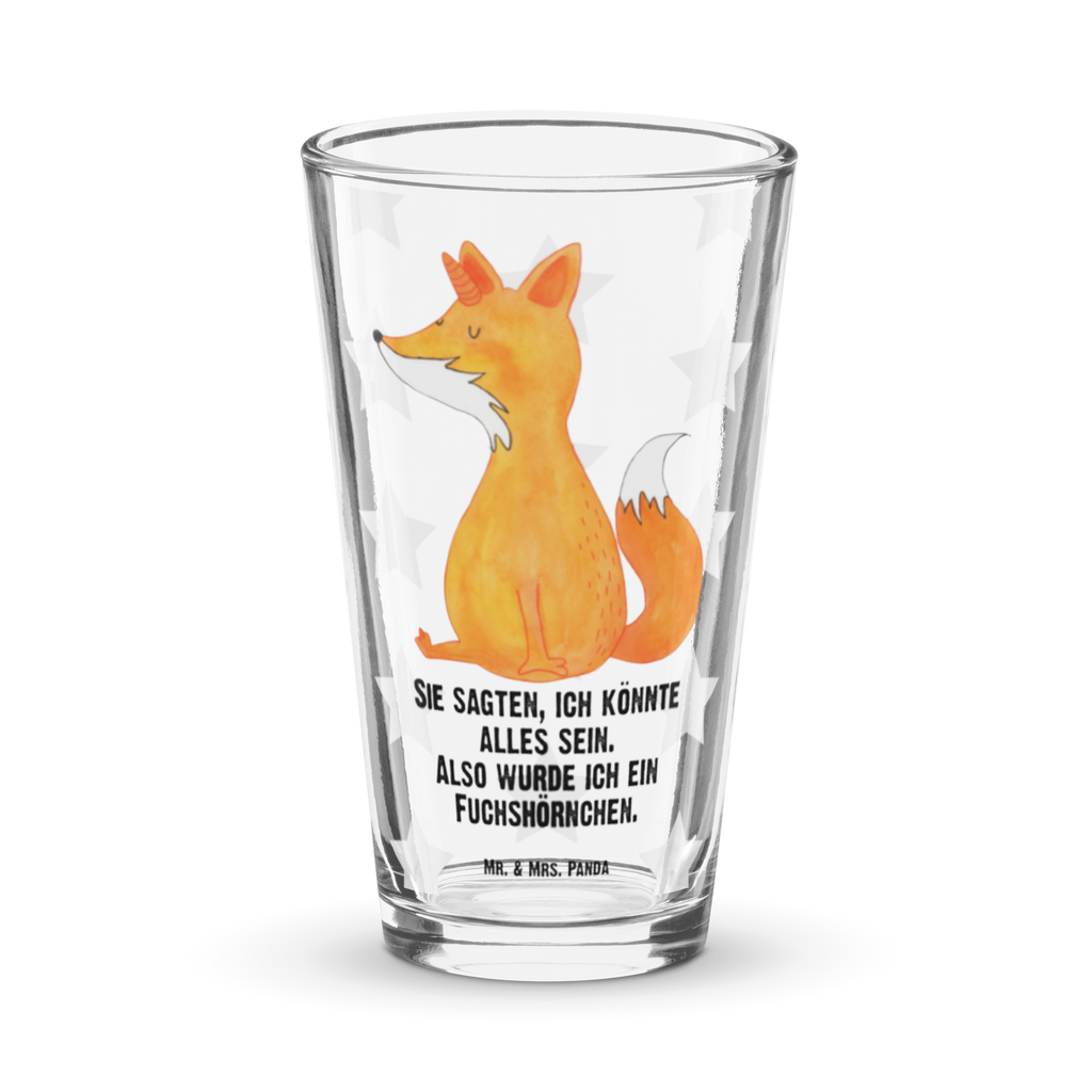 Premium Trinkglas Fuchshörnchen Trinkglas, Glas, Pint Glas, Bierglas, Cocktail Glas, Wasserglas, Einhorn, Einhörner, Einhorn Deko, Pegasus, Unicorn, Fuchs, Unicorns, Fuchshörnchen, Fuchshorn, Foxycorn, Füchse