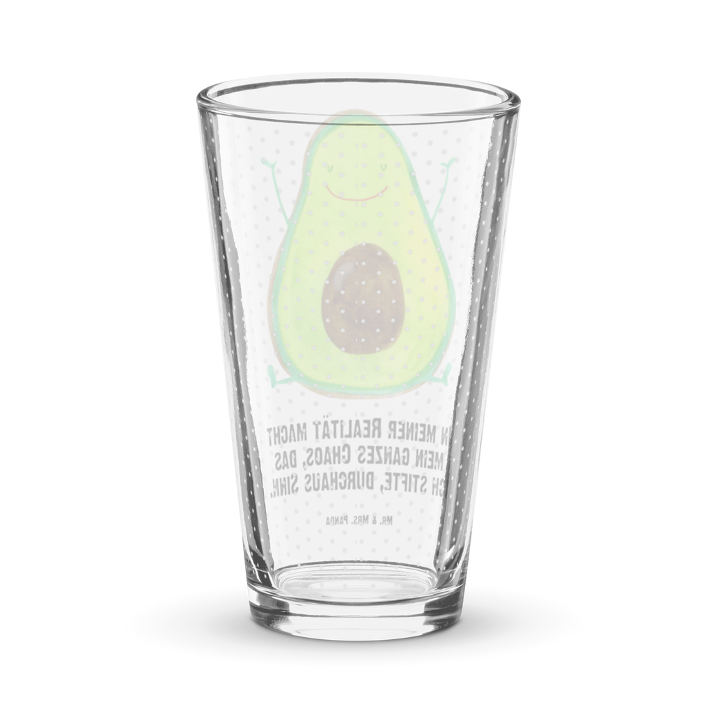 Premium Trinkglas Avocado Happy Trinkglas, Glas, Pint Glas, Bierglas, Cocktail Glas, Wasserglas, Avocado, Veggie, Vegan, Gesund, Chaos