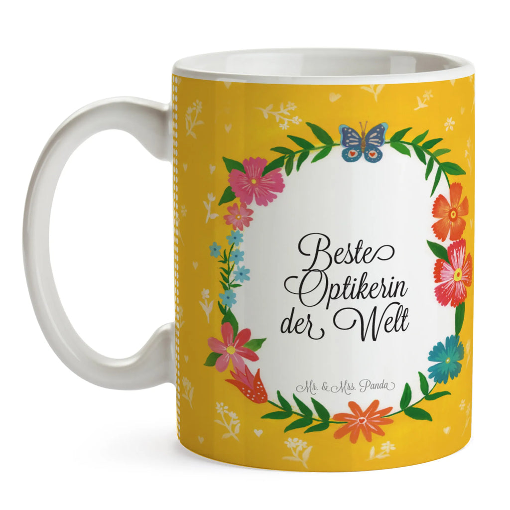 Kubek Optikerin Geschenktasse, Teetasse, Kaffeetasse, Porzellantasse, Tasse mit Zitaten, Keramiktasse, Tasse mit Motiven, Tasse, Bürotasse, Geschenk