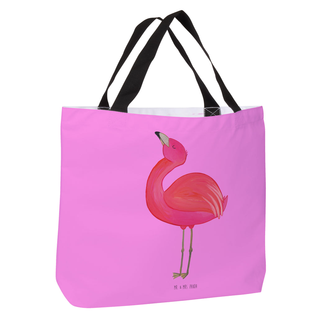 Shopper Flamingo stolz Beutel, Einkaufstasche, Tasche, Strandtasche, Einkaufsbeutel, Shopper, Schultasche, Freizeittasche, Tragebeutel, Schulbeutel, Alltagstasche, Flamingo, stolz, Freude, Selbstliebe, Selbstakzeptanz, Freundin, beste Freundin, Tochter, Mama, Schwester