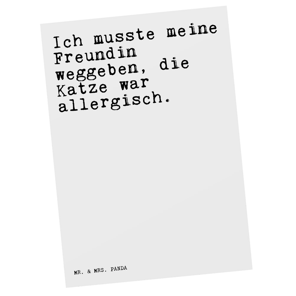 Postcard Ich musste meine Freundin... paper, letter, invitation card, invitation, card, gift card, gift, Postcard, postcards, saying, sayings, funny, wisdom, quotes, Glizzer Spell Proverbs Wisdom Quotes Funny Wisdom Words