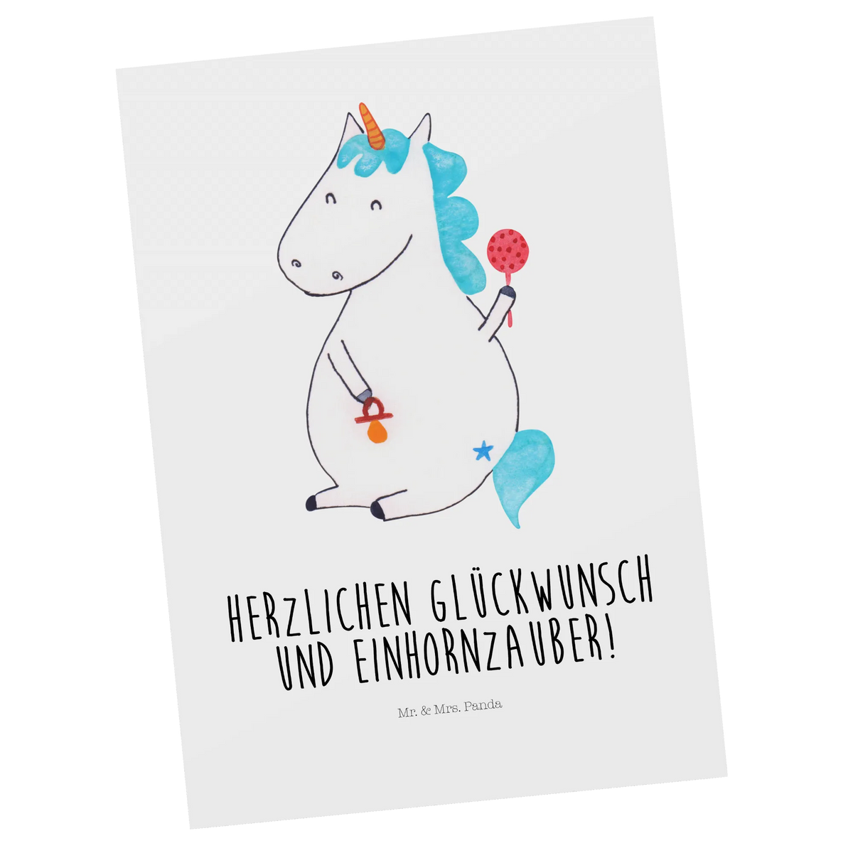 Postkarte Einhorn Baby Motivkarte, Kunstkarten, bildkarte, Postkarte, Grußkarte, Fotokarte, kunstkarte, Ansichtskarte, Designkarte, Postkarten, einzelkarte, Ansichtskarten, spruchkarte, Unicorn, Einhorn, Einhörner, Einhorn Deko, Mutter, Eltern, Geburtstag, Kind, Party, Schnuller, Geburt, Nachwuchs, Erstes Kind, Babyglück, Baby