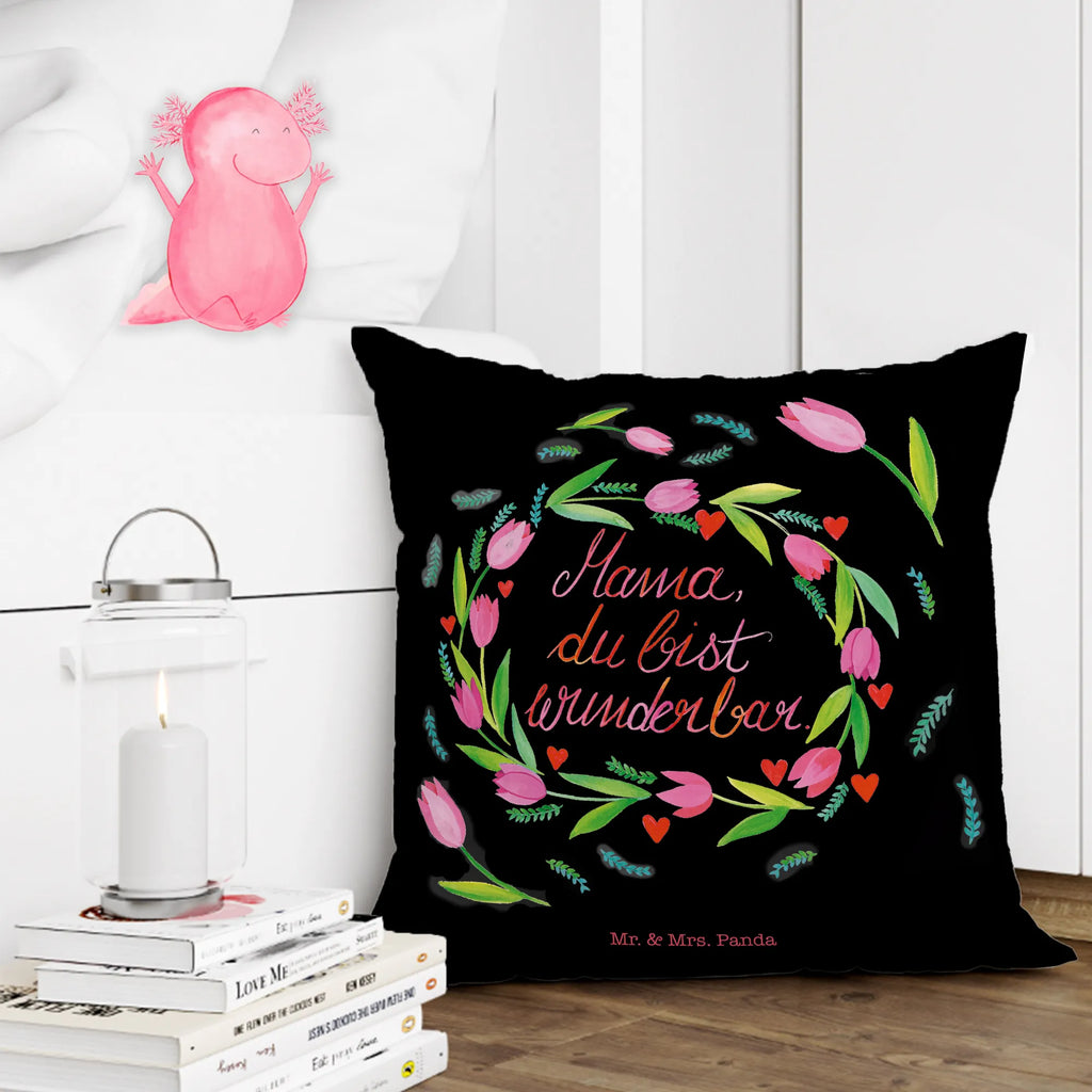 40x40 poduszka Mama Tulipany Dekoracje kwiatowe, dekoracje wiosenne, dekoracje letnie, dekoracja, pozytywna wiadomość, miłośnik natury, na zewnątrz, natura, przygoda