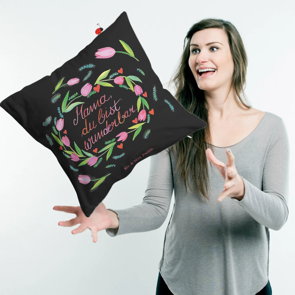 40x40 poduszka Mama Tulipany Dekoracje kwiatowe, dekoracje wiosenne, dekoracje letnie, dekoracja, pozytywna wiadomość, miłośnik natury, na zewnątrz, natura, przygoda