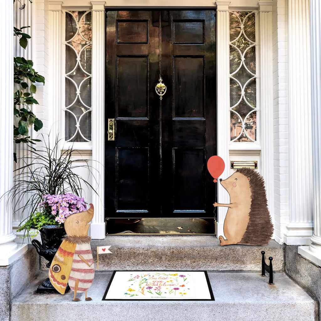 Doormat You are a wildflower Nature, joy of life, love, wild, wedding anniversary, compliment, gift girlfriend, nature motif, flower motif, anniversary, gift women, wild flower