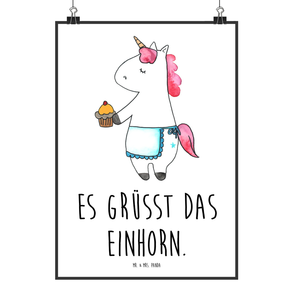 Poster unicorn muffins unicorn, unicorns, cook gift, Birthday, Birthday Greetings, Muffin, Congratulations, Baking, cook present, Unicorn, Cookies, Love Greetings