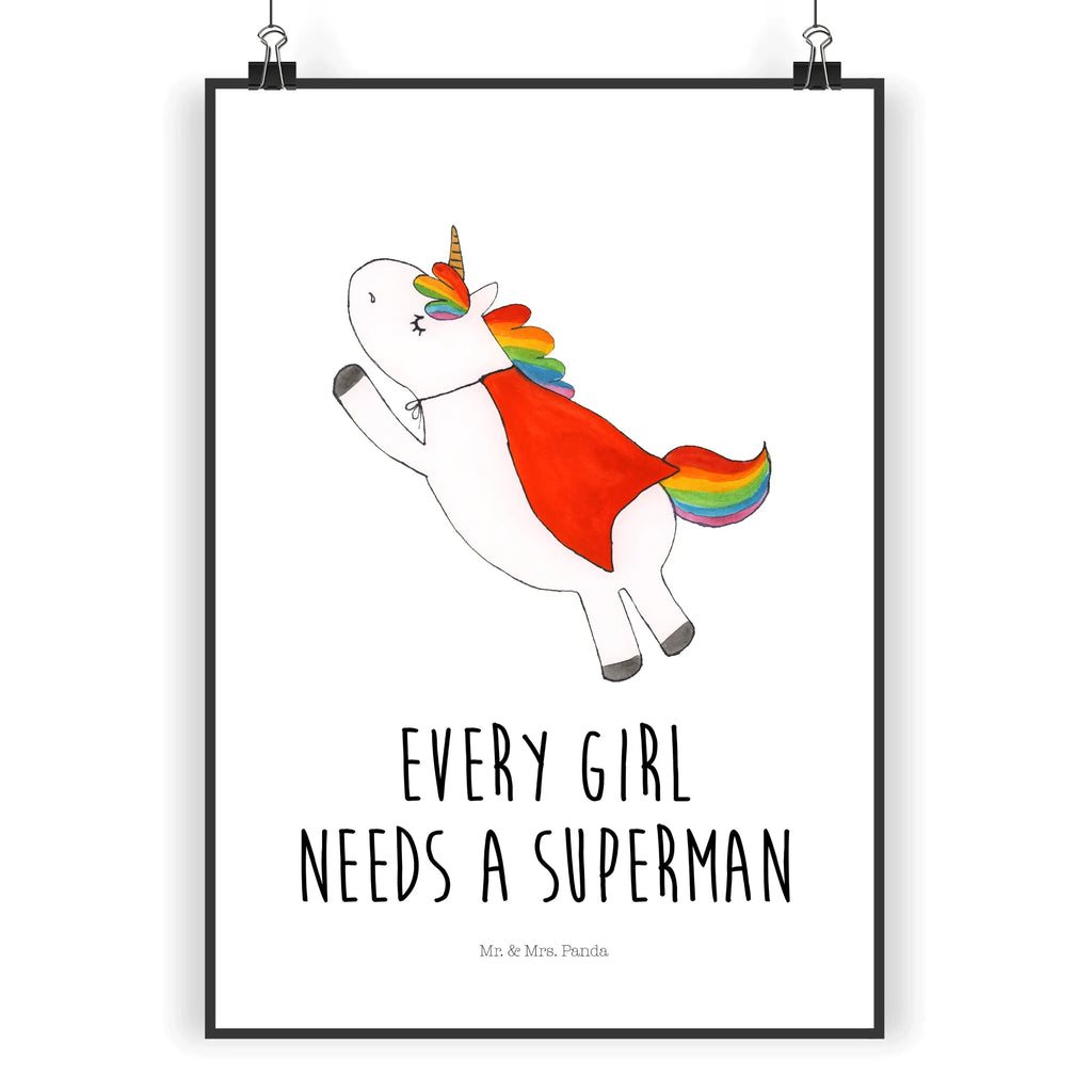 Plakat Jednorożec Super Plakat, Poster, drucke, grafikposter, Posterdruck, Bild für Wand, wanddeko, Deko Bild, kunstdruck poster, Wanddeko Bild, kunst für die wand, wanddruck, wandkunst, Wandposter, Wandschmuck, Bild, Wanddekoration, Mr. & Mrs. Panda Poster, Designposter, kunstposter, Kunstdruck, Wandbild, Einhorn Deko, Einhörner, Einhorn, Unicorn, Geschenk, Traummann, Mädchen, Girl, Freundin, Superheld, Held