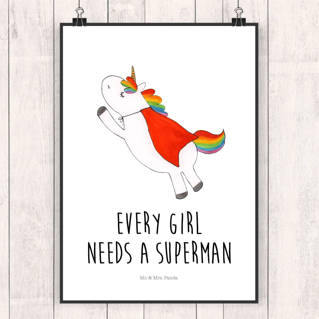 Plakat Jednorożec Super Plakat, Poster, drucke, grafikposter, Posterdruck, Bild für Wand, wanddeko, Deko Bild, kunstdruck poster, Wanddeko Bild, kunst für die wand, wanddruck, wandkunst, Wandposter, Wandschmuck, Bild, Wanddekoration, Mr. & Mrs. Panda Poster, Designposter, kunstposter, Kunstdruck, Wandbild, Einhorn Deko, Einhörner, Einhorn, Unicorn, Geschenk, Traummann, Mädchen, Girl, Freundin, Superheld, Held