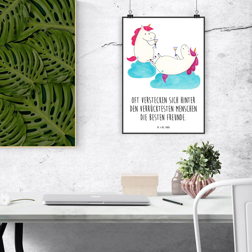 Plakat jednorożec szampan Plakat, wandkunst, wanddruck, Bild für Wand, Wandbild, Mr. & Mrs. Panda Poster, drucke, Wandposter, Deko Bild, grafikposter, Posterdruck, Kunstdruck, kunst für die wand, Wanddeko Bild, Bild, Wanddekoration, wanddeko, kunstposter, kunstdruck poster, Designposter, Poster, Wandschmuck, Einhorn Deko, Einhörner, Einhorn, Unicorn, Freundin, BFF, Beste, Anstoßen, Sekt, Party, Spaß, Freundinnen, Mädelsabend, Korken