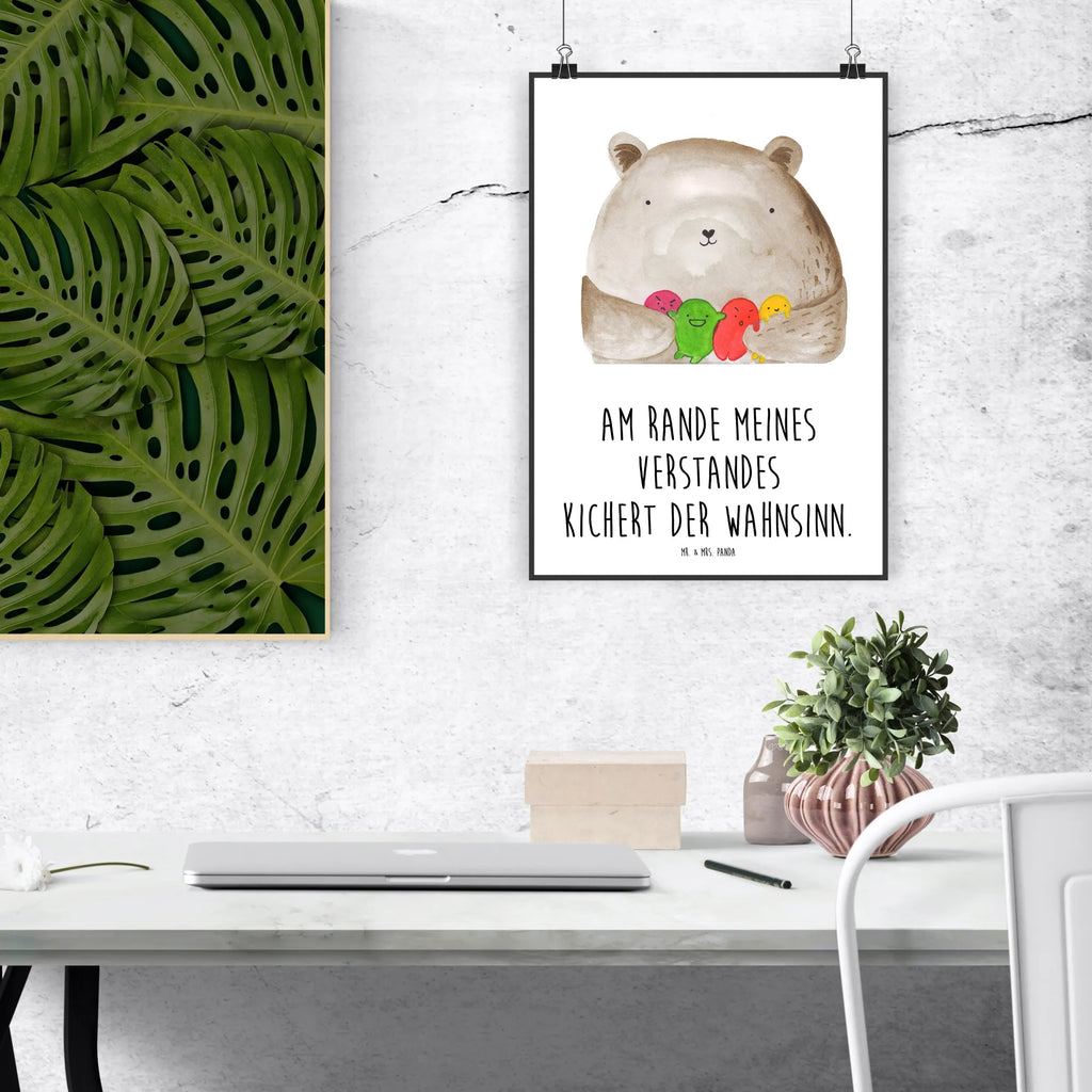 Poster bear Feeling Poster, wandkunst, Mr. & Mrs. Panda Poster, Wanddeko Bild, Designposter, Bild für Wand, grafikposter, Wandschmuck, Wandbild, kunstdruck poster, Kunstdruck, kunstposter, Deko Bild, wanddruck, Bild, kunst für die wand, Wandposter, drucke, Posterdruck, wanddeko, Wanddekoration, Plakat, Teddybär, Bär, Teddy, Durchgedreht, Verrückt, Wahnsinn