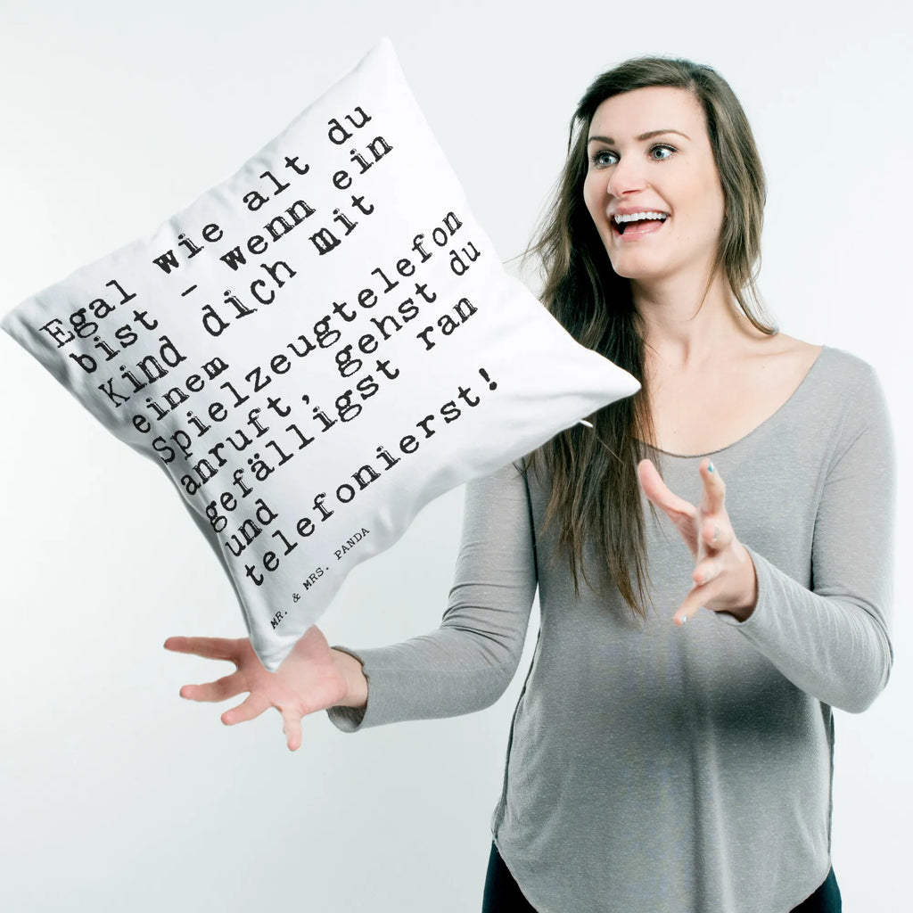 40x40 poduszka Egal wie alt du... Przysłowie, przysłowia, zabawne przysłowia, mądrości, cytaty, prezenty z przysłowiami