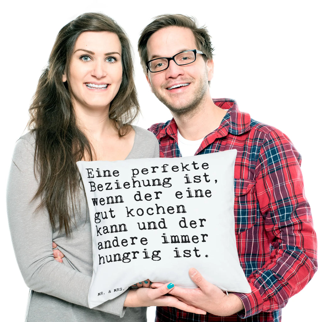 Cushion Eine perfekte Beziehung ist,... couch, Pillow, pillows, sofa, 40 x 40, pillow case, bed, fluffy, cushion, pad, bedroom, settee, soft, 40x40, saying, sayings, funny, wisdom, quotes, Sayings Proverbs Wisdom Quotes Funny Wisdom Words