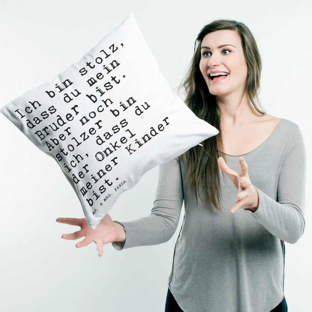 40x40 poduszka Ich bin stolz, dass... Przysłowie, przysłowia, zabawne przysłowia, mądrości, cytaty, prezenty z przysłowiami