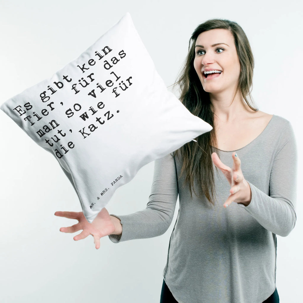 40x40 poduszka Es gibt kein Tier,... Przysłowie, przysłowia, zabawne przysłowia, mądrości, cytaty, prezenty z przysłowiami