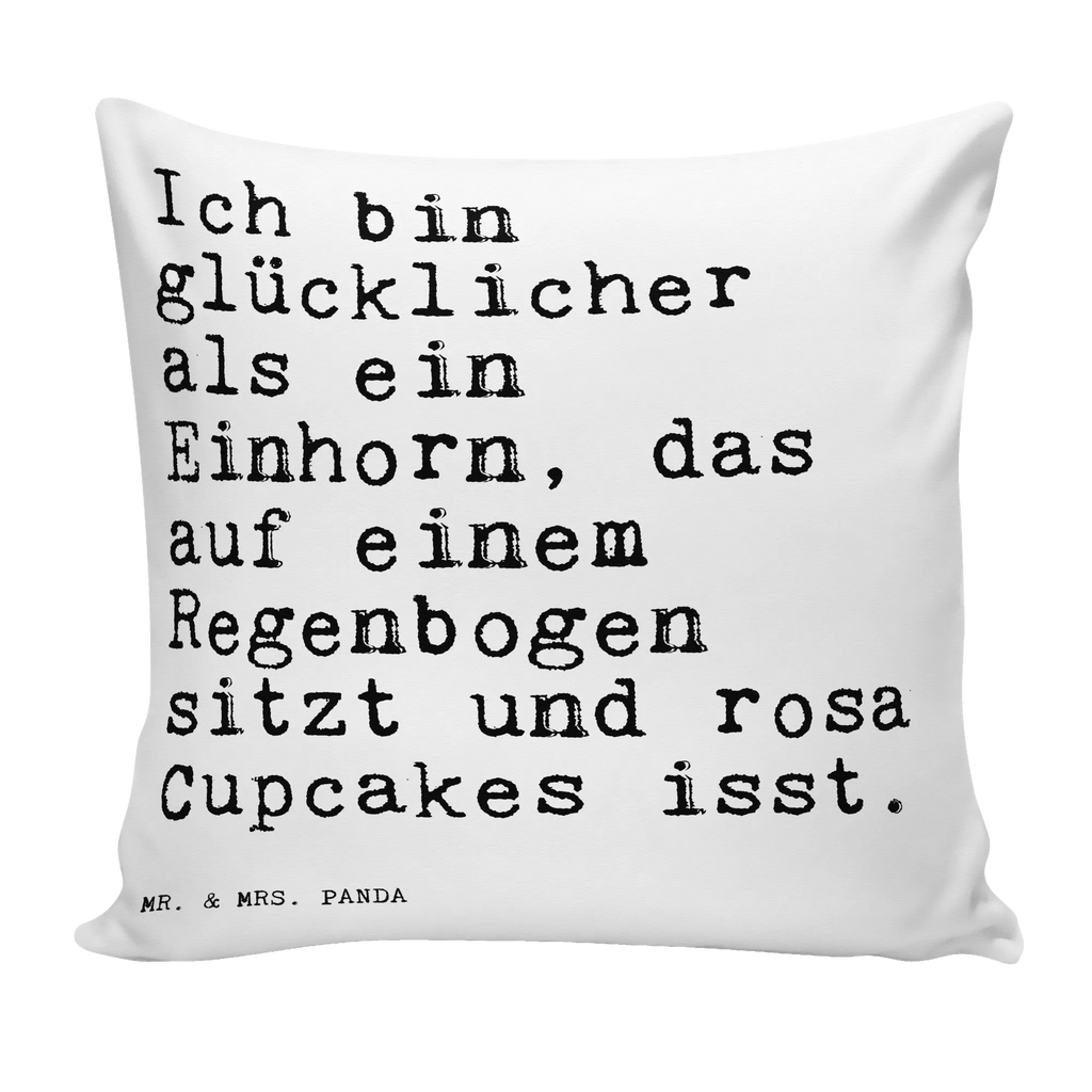 40x40 poduszka Ich bin glücklicher als... Przysłowie, przysłowia, zabawne przysłowia, mądrości, cytaty, prezenty z przysłowiami