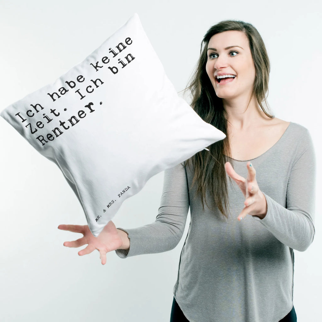 Cushion Ich habe keine Zeit.... fluffy, pad, pillow case, Pillow, couch, settee, pillows, 40 x 40, bed, soft, sofa, 40x40, cushion, bedroom, saying, sayings, funny, wisdom, quotes, Sayings Proverbs Wisdom Quotes Funny Wisdom Words