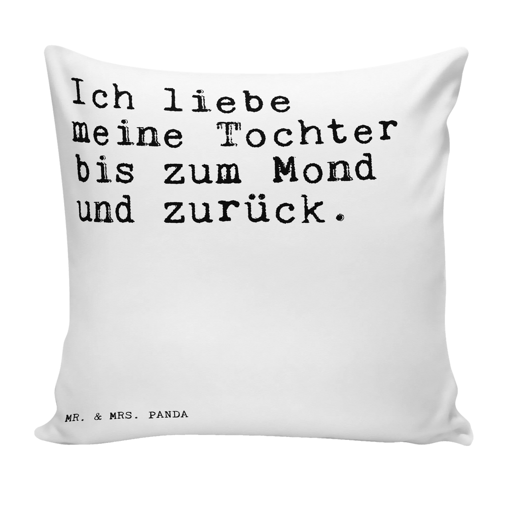 40x40 poduszka Ich liebe meine Tochter... Przysłowie, przysłowia, zabawne przysłowia, mądrości, cytaty, prezenty z przysłowiami