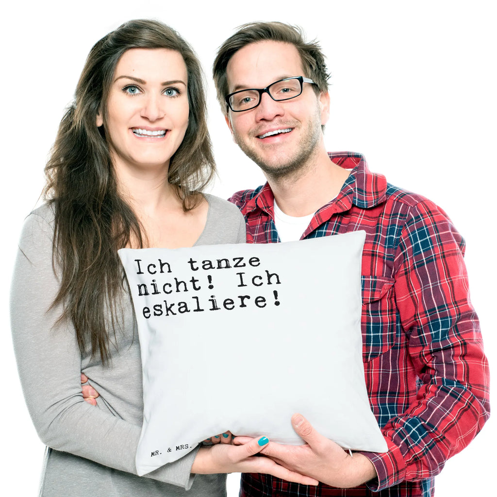 Cushion Ich tanze nicht! Ich... bed, sofa, fluffy, couch, cushion, settee, pillows, pillow case, soft, pad, 40x40, bedroom, Pillow, 40 x 40, saying, sayings, funny, wisdom, quotes, Sayings Proverbs Wisdom Quotes Funny Wisdom Words