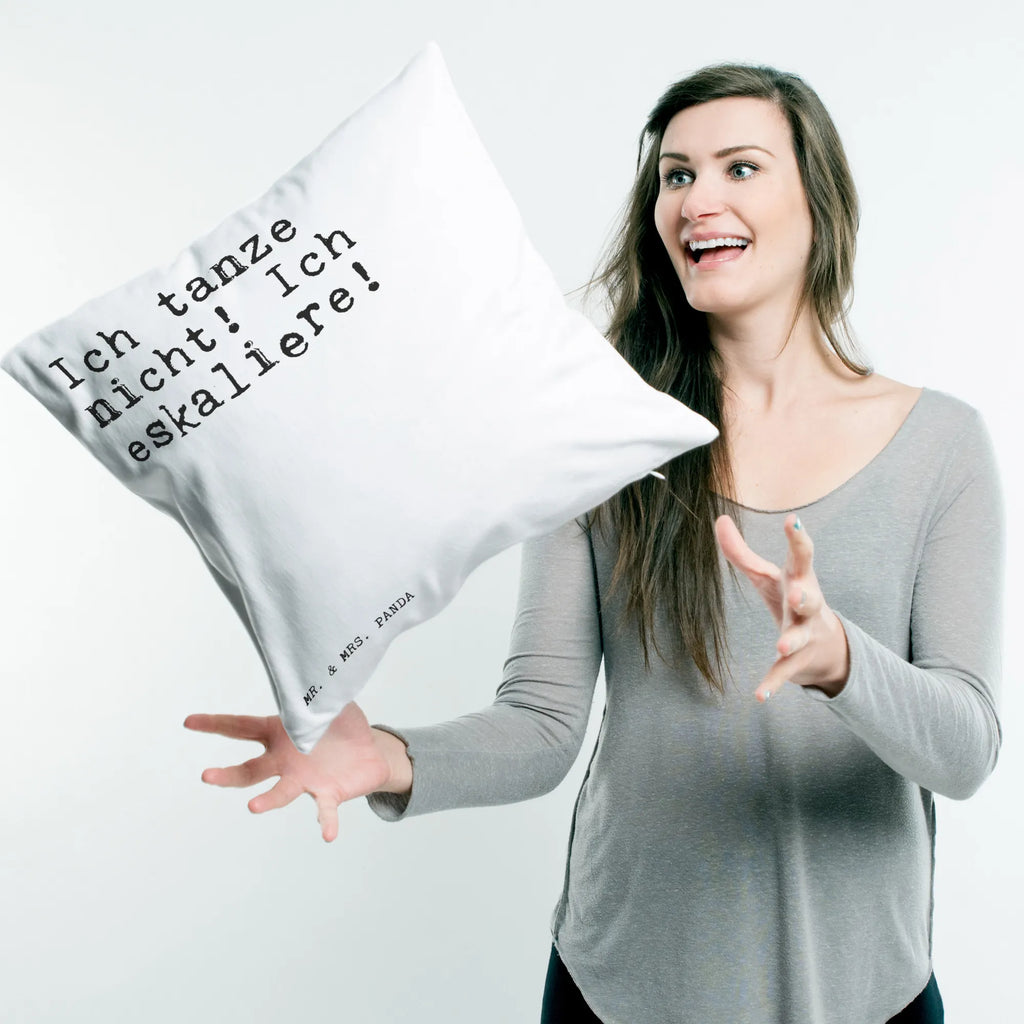 Cushion Ich tanze nicht! Ich... bed, sofa, fluffy, couch, cushion, settee, pillows, pillow case, soft, pad, 40x40, bedroom, Pillow, 40 x 40, saying, sayings, funny, wisdom, quotes, Sayings Proverbs Wisdom Quotes Funny Wisdom Words