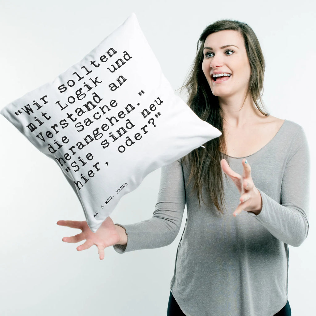 40x40 Kissen Sprüche und Zitate "Wir sollten mit Logik und Verstand an die Sache herangehen." "Sie sind neu hier, oder?" Kissenbezug 40x40, Sofakissen, Kopfkissen, sofakissen, Kissenhülle, Kopfkissen 40x40, Dekokissen 40x40, Dekokissen, Kissen 40x40 Waschbar, Kissenhülle 40x40, Kissen, Couchkissen, Dekokissen Sofa, Motivkissen, Sofakissen 40x40, Kissen 40x40, sitzkissen, Zierkissen, Kissenbezüge, Spruch, Sprüche, lustige Sprüche, Weisheiten, Zitate, Spruch Geschenke, Spruch Sprüche Weisheiten Zitate Lustig Weisheit Worte