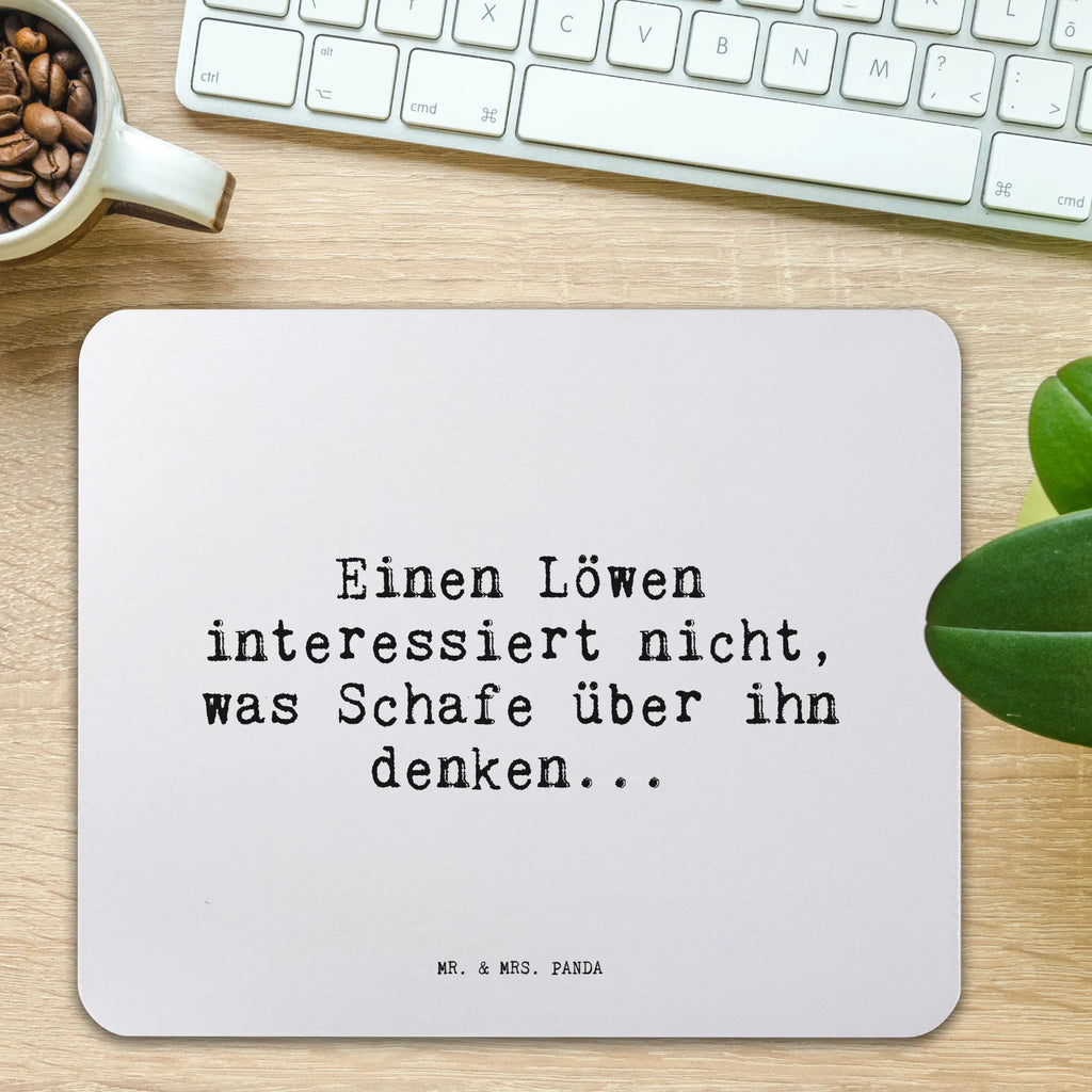 Mouse mat Einen Löwen interessiert nicht,... Mouse Pad, Student, PC, fun, Print, saying, Study, Mouse, mousepad, Work, Motif, Office, Pad, Gift, sayings, funny, wisdom, quotes, Sayings Proverbs Wisdom Quotes Funny Wisdom Words