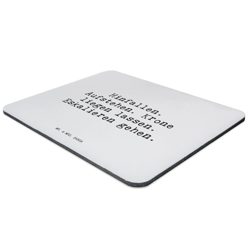 Mouse mat Hinfallen. Aufstehen. Krone liegen... Print, mousepad, Student, Motif, fun, Work, Mouse, Study, Pad, Gift, saying, PC, Mouse Pad, Office, sayings, funny, wisdom, quotes, Sayings Proverbs Wisdom Quotes Funny Wisdom Words