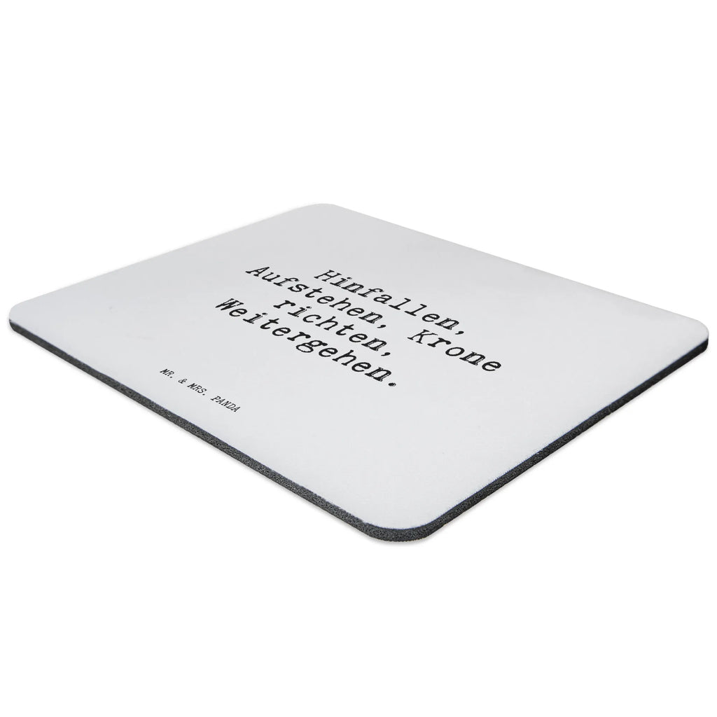Mouse mat Hinfallen, Aufstehen, Krone richten,... mousepad, Mouse Pad, Student, Study, Office, fun, Gift, Motif, Work, PC, Mouse, Print, saying, Pad, sayings, funny, wisdom, quotes, Sayings Proverbs Wisdom Quotes Funny Wisdom Words