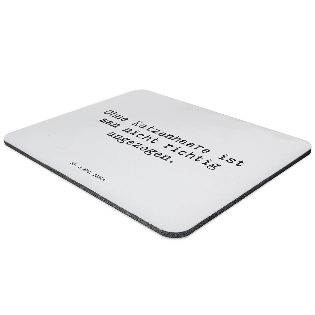 Mouse mat Ohne Katzenhaare ist man... Pad, Student, Mouse, mousepad, Gift, fun, PC, Study, Mouse Pad, saying, Print, Work, Motif, Office, sayings, funny, wisdom, quotes, Sayings Proverbs Wisdom Quotes Funny Wisdom Words