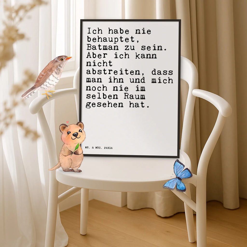 Plakat Ich habe nie behauptet,... Przysłowie, przysłowia, zabawne przysłowia, mądrości, cytaty, prezenty z przysłowiami