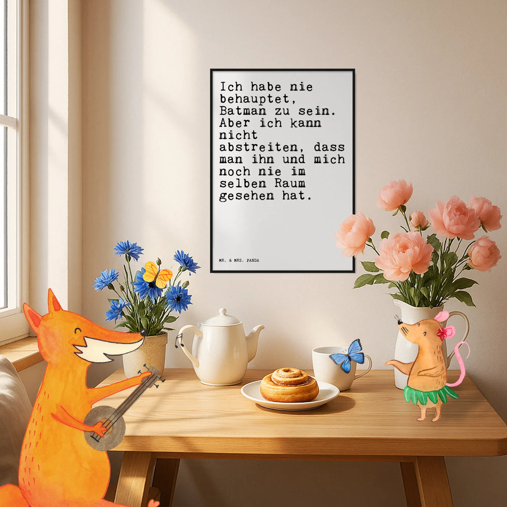 Plakat Ich habe nie behauptet,... Przysłowie, przysłowia, zabawne przysłowia, mądrości, cytaty, prezenty z przysłowiami