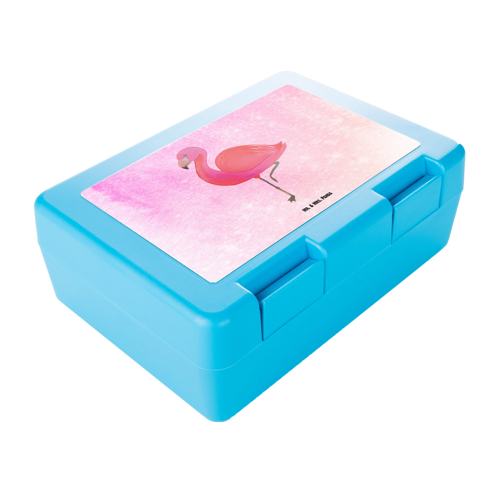 Brotdose Flamingo classic Brotbox, Snackbox, Lunch box, Butterbrotdose, Brotzeitbox, Flamingo, Einzigartig, Selbstliebe, Stolz, ich, für mich, Spruch, Freundin, Freundinnen, Außenseiter, Sohn, Tochter, Geschwister