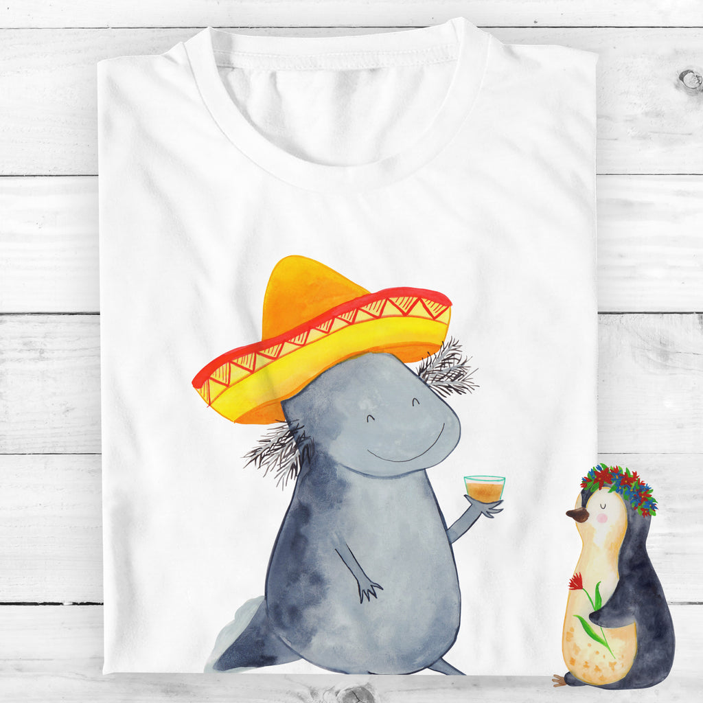 Personalisiertes T-Shirt Axolotl Tequila T-Shirt Personalisiert, T-Shirt mit Namen, T-Shirt mit Aufruck, Männer, Frauen, Axolotl, Molch, Mexico, Mexiko, Sombrero, Zitrone, Tequila, Motivation, Spruch, Schwanzlurch, Lurch, Lurche, Axolot, Feuerdrache, Feuersalamander