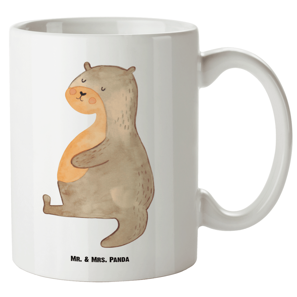XL Tasse Otter Bauch XL Tasse, Große Tasse, Grosse Kaffeetasse, XL Becher, XL Teetasse, spülmaschinenfest, Jumbo Tasse, Groß, Otter, Fischotter, Seeotter, Otter Seeotter See Otter