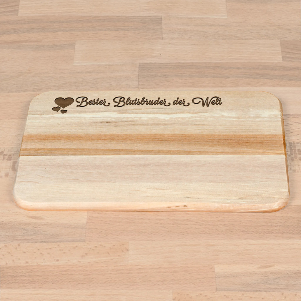 Schneidebrett Blutsbruder Schneidebrett Holz, Schneidebrett, Holzbrett, Küchenbrett, Frühstücksbrett, Frühstücksbrettchen, Herz Liebe Verliebt Dankeschön Geburtstag Bester Beste Bedanken