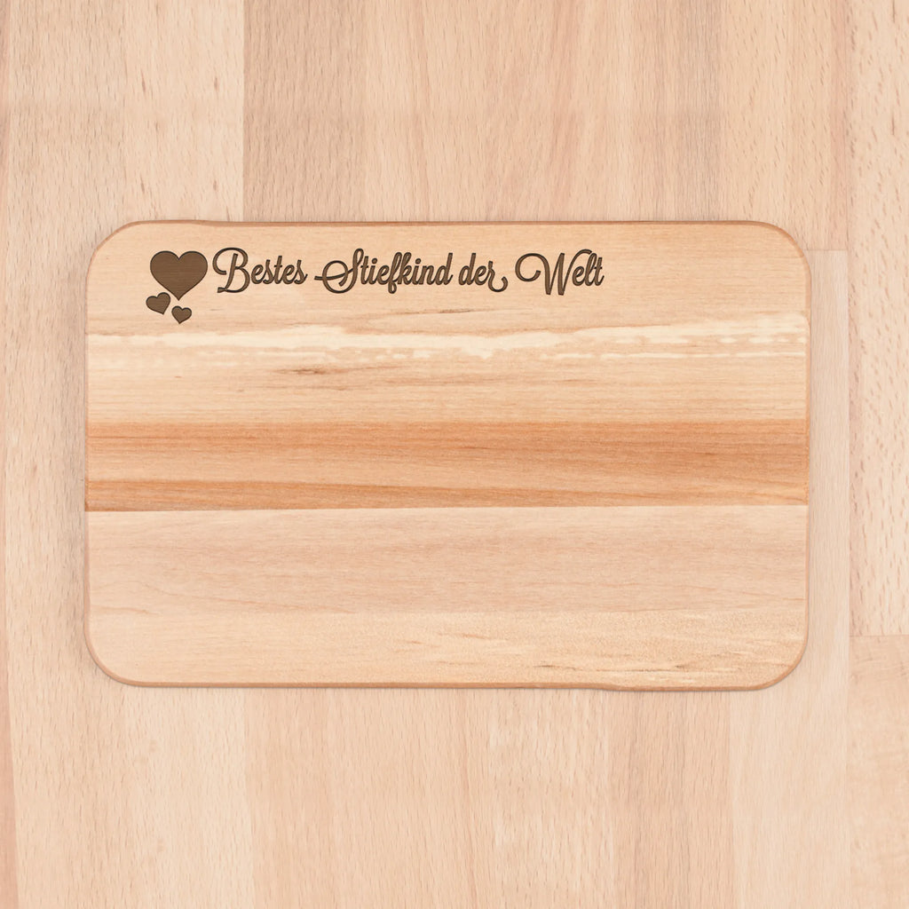 Schneidebrett Stiefkind Frühstücksbrett, Küchenbrett, Schneidebrett, Frühstücksbrettchen, Holzbrett, Schneidebrett Holz, Herz Liebe Verliebt Dankeschön Geburtstag Bester Beste Bedanken