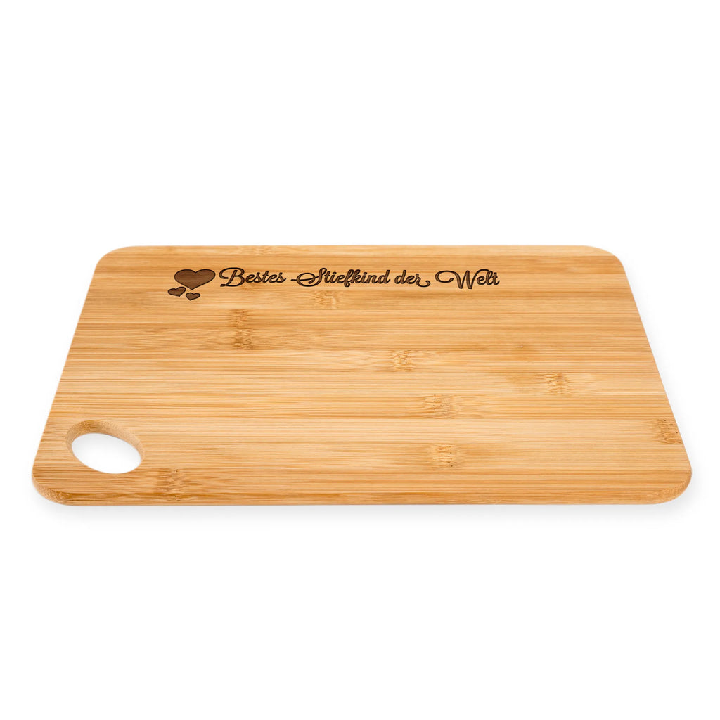 Holzbrettchen Stiefkind Holzbrettchen, Servierbrett, Schneidebrett, Holzbrett, Küchenbrett, Brett, Hackbrett, Frühstücksbrett, Herz Liebe Verliebt Dankeschön Geburtstag Bester Beste Bedanken