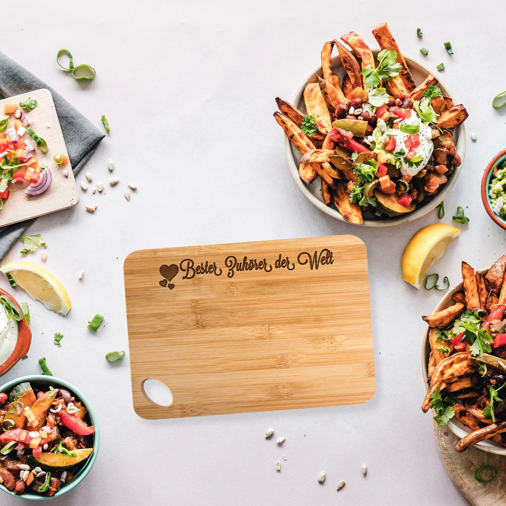 Holzbrett Zuhörer Holzbrett, Holzbrettchen, Frühstücksbrett, Brett, Hackbrett, Schneidebrett, Küchenbrett, Servierbrett, Herz Liebe Verliebt Dankeschön Geburtstag Bester Beste Bedanken
