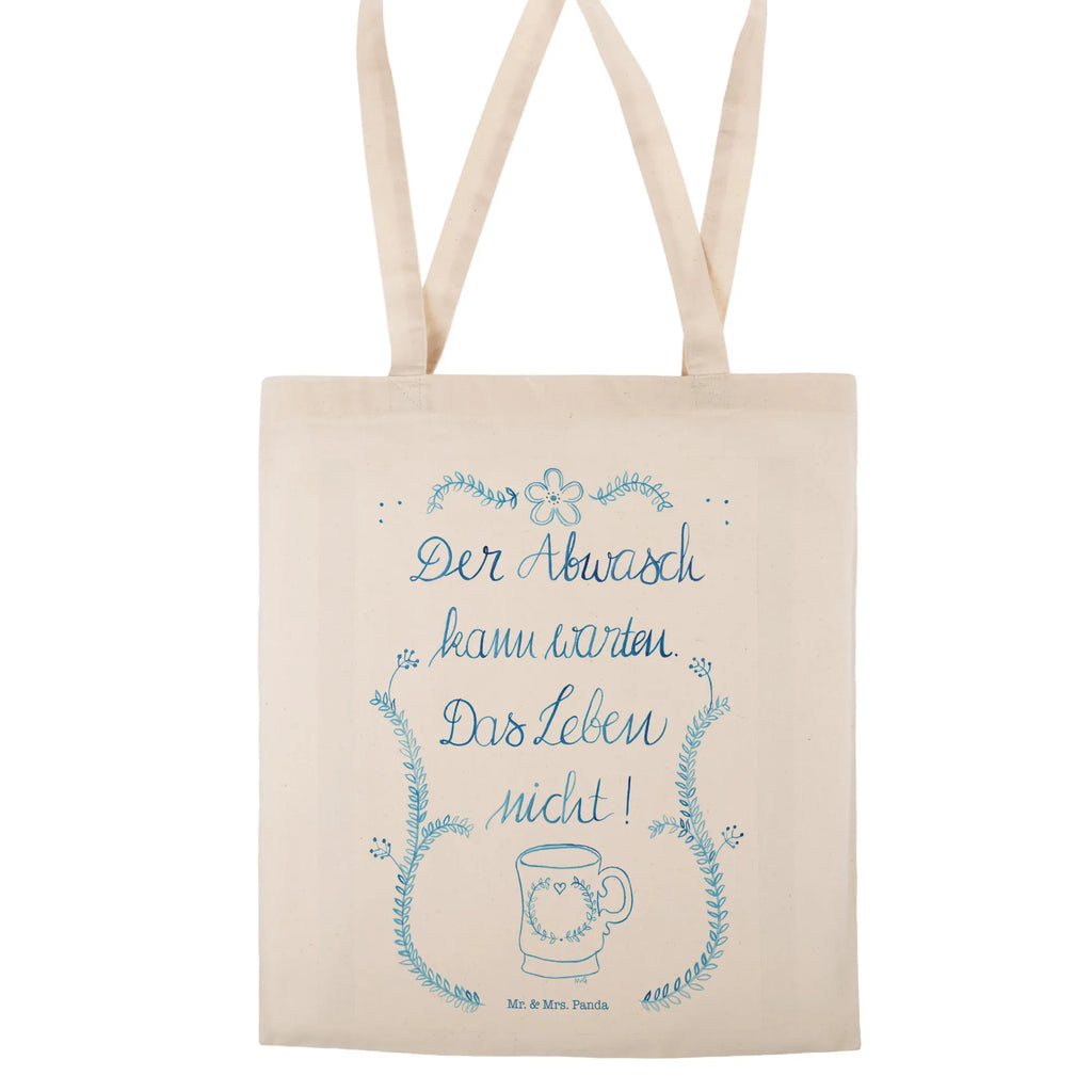 Tote bag The dishes can wait shopping bag, cotton bag, cloth bag, shopper, bag, pouch, jute bag, shoulder bag, Carrier bag, Nature, joy of life, love, Kitchen saying, Dishes, Gift journey, Wisdom, Kitchen decoration, Life saying, Kitchen service, Wisdom of life
