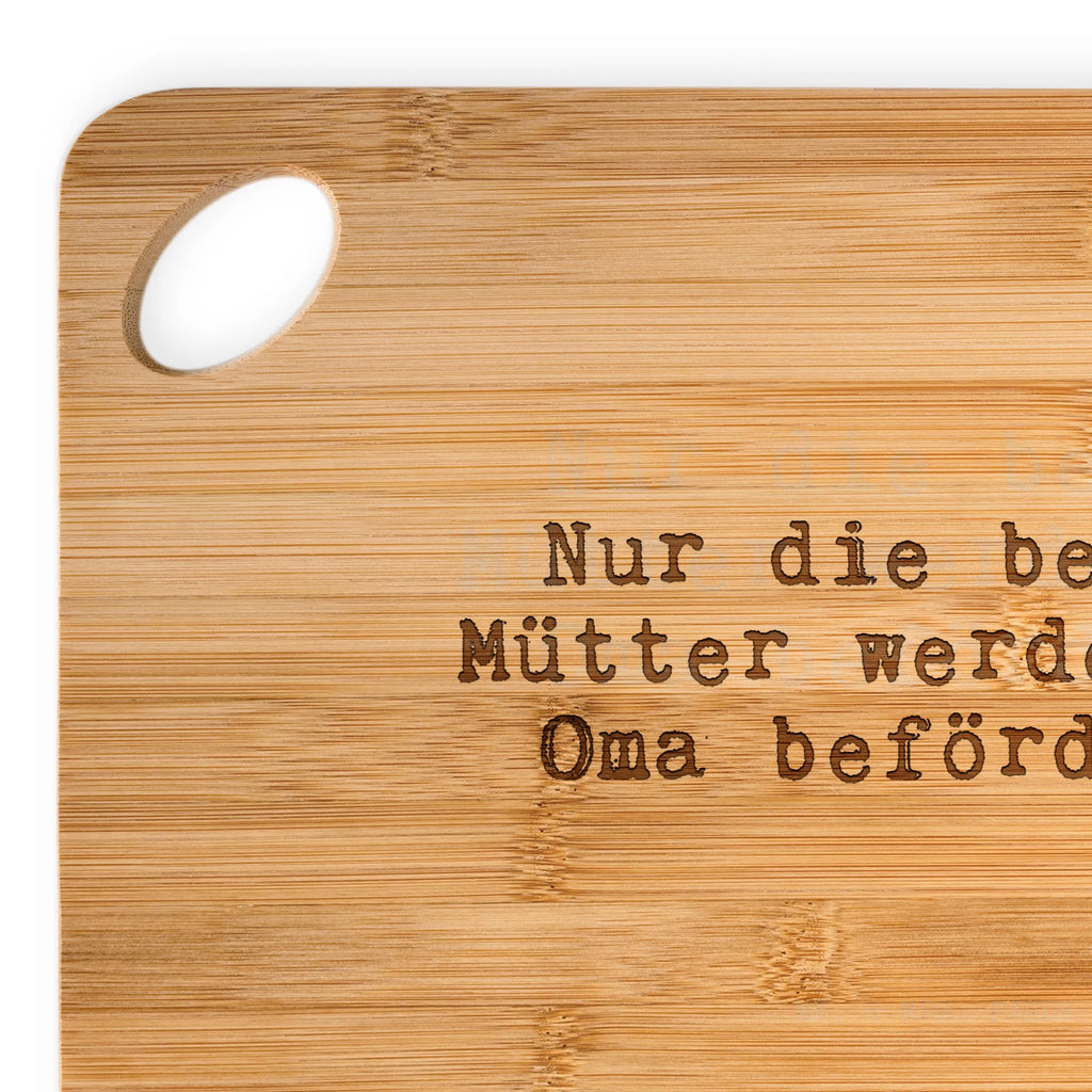 Bambus - deska do krojenia Nur die besten Mütter... Przysłowie, przysłowia, zabawne przysłowia, mądrości, cytaty, prezenty z przysłowiami