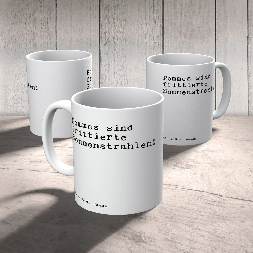 Kubek Pommes sind frittierte Sonnenstrahlen!... Geschenktasse, Teepott, haferl, tasse für büro, Pott, Designtasse, design tasse, kaffeebecher keramik, kaffeetasse bedruckt, Kaffeebecher, Keramiktasse, schöne tasse, Mug, Kaffeepott, Tasse mit Motiv, statement tasse, kaffeebecher bedruckt, milchkaffeetasse, hochwertige tasse, Becher, Tasse mit Spruch, Sprüchetasse, Frühstückstasse, Kakaotasse, Tasse, Bürotasse, Trinkbecher, Dekotasse, Keramikbecher, Trinktasse, Bürobecher, Teebecher, Kaffeetasse, Henkelbecher, Bedruckte Tasse, tasse für kaffee, Henkeltasse, Teetasse, kaffeetasse keramik, heißgetränkebecher, Coffee Mug, Frühstücksbecher, Motivtasse, Sprüche, Lustige Sprüche, Weisheiten, Zitate, Spruch, Spruch Geschenke, Spruch Sprüche Weisheiten Zitate Lustig Weisheit Worte