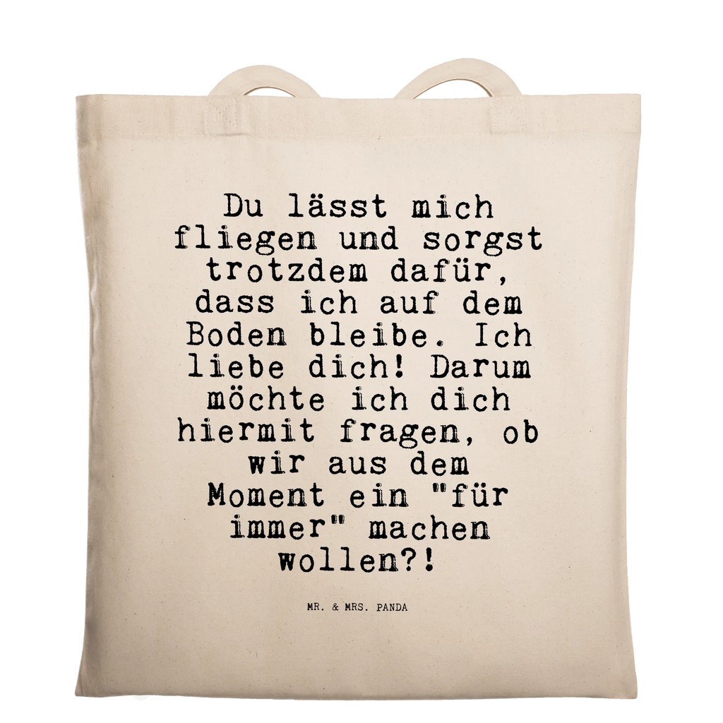 Tote bag Du lässt mich fliegen... shopping bag, cotton bag, shoulder bag, Carrier bag, shopper, pouch, bag, jute bag, cloth bag, saying, sayings, funny, wisdom, quotes, Sayings Proverbs Wisdom Quotes Funny Wisdom Words