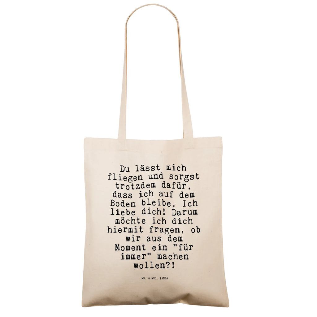 Tote bag Du lässt mich fliegen... shopping bag, cotton bag, shoulder bag, Carrier bag, shopper, pouch, bag, jute bag, cloth bag, saying, sayings, funny, wisdom, quotes, Sayings Proverbs Wisdom Quotes Funny Wisdom Words