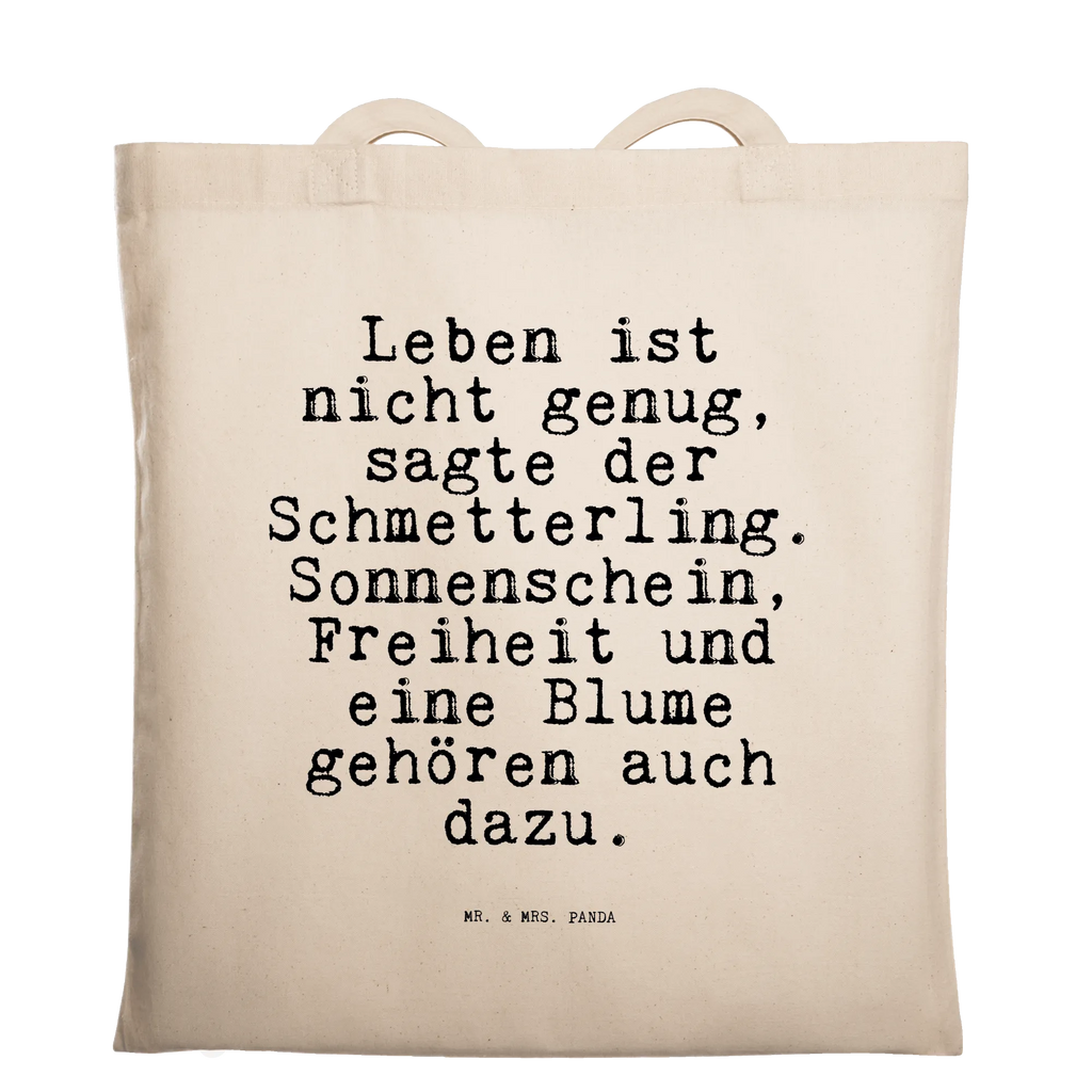Tote bag Leben ist nicht genug,... pouch, bag, jute bag, cloth bag, shopping bag, shoulder bag, Carrier bag, cotton bag, shopper, saying, sayings, funny, wisdom, quotes, Sayings Proverbs Wisdom Quotes Funny Wisdom Words