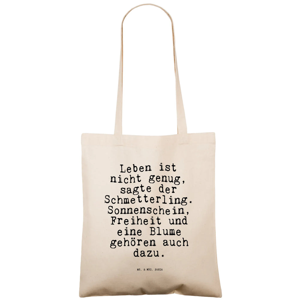 Tote bag Leben ist nicht genug,... pouch, bag, jute bag, cloth bag, shopping bag, shoulder bag, Carrier bag, cotton bag, shopper, saying, sayings, funny, wisdom, quotes, Sayings Proverbs Wisdom Quotes Funny Wisdom Words