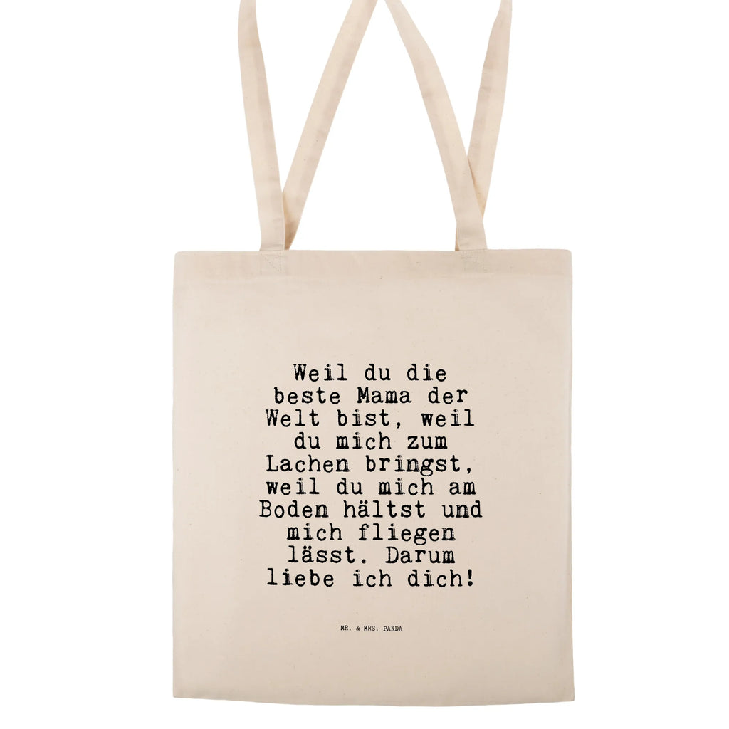 Torba Weil du die beste... Przysłowie, przysłowia, zabawne przysłowia, mądrości, cytaty, prezenty z przysłowiami